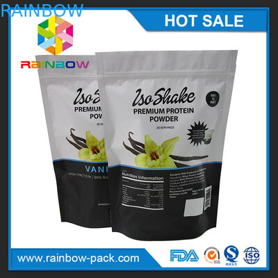 La categoría alimenticia 1kg se levanta el bolso packaing del polvo de la proteína con el ziplock