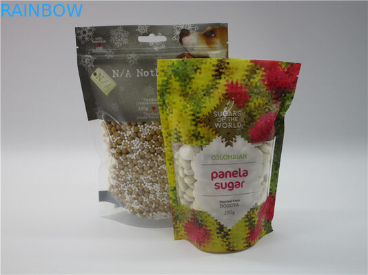 bolso de empaquetado de mylar de la hoja de la comida del bolso del suplemento alimenticio con la cerradura de la cremallera para el polvo de la proteína