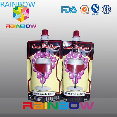 Los alimentos para niños reutilizables empaqueta/la bolsa de los alimentos para niños que empaqueta con el tubo y la cuchara del canalón