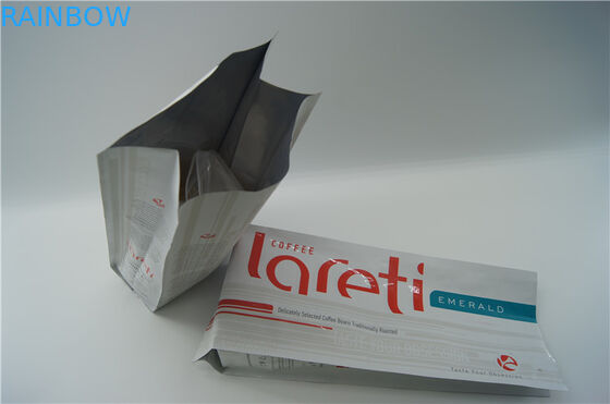 Customzied echa a un lado los bolsos de empaquetado del café del escudete para el café molido con la válvula