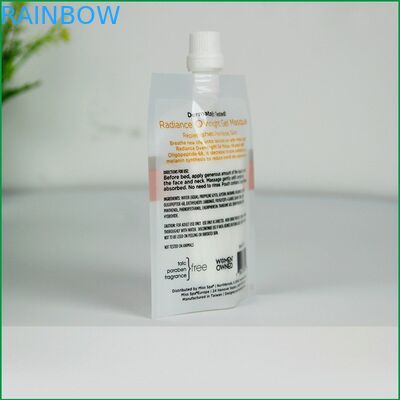 Líquido levántese la bolsa con el canalón/la bolsa del canalón que empaqueta para la bolsa líquida del masque del gel/del canalón del champú