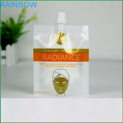 Líquido levántese la bolsa con el canalón/la bolsa del canalón que empaqueta para la bolsa líquida del masque del gel/del canalón del champú