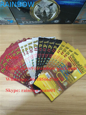 Ampolla masculina de la tarjeta de la píldora del aumento del oro de PremierZen que empaqueta en existencia con el efecto 3D