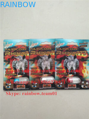 Embalaje más valorado de la píldora 3d del sexo del rinoceronte/tarjeta masculina del embalaje de la ampolla tarjeta/3d del embalaje de la píldora del aumento