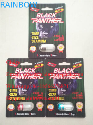 Tarjeta de papel sexual de la ampolla 3D de la cápsula/paquete sexual masculino de la píldora del sexo del aumento del funcionamiento
