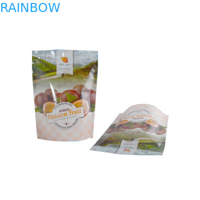 El bocado Ziplock se levanta las bolsas plásticas que empaquetan para el empaquetado de los frutos secos