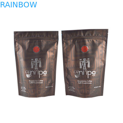 Keny Uganda Etiopía las bolsas plásticas de 250 gramos 500gram que empaquetan, color múltiple se levanta bolsas del café