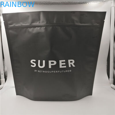 El negro mate 500 gramos 1 libra imprimió bolsos del acondicionamiento de los alimentos con el Ziplock y la válvula de desgasificación