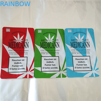 El dulce de azúcar de Cbd Thc siembra las bolsas de plástico termosoldables, bolsita del papel de aluminio para Cbd gomoso