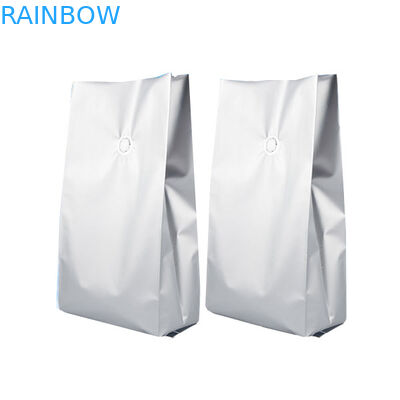 Bolsos de empaquetado plásticos que se puede volver a sellar del grano de café del papel de aluminio de los bolsos de café del escudete lateral con la válvula 1kg