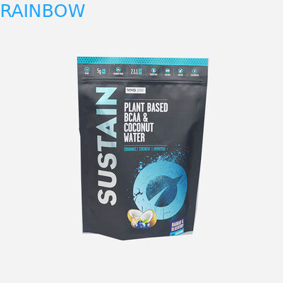 La impresión compuesta termosoldable del logotipo de la fábrica de China coloca la bolsa para arriba modificada para requisitos particulares 1kg 500g de la bolsita de té del café de la comida de la hoja con Zipp