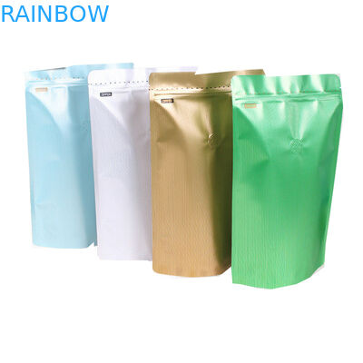 La aduana imprimió el bolso de empaquetado asado Matt del grano de café se levanta los bolsos de empaquetado 250g del café de aluminio de la bolsa con la válvula