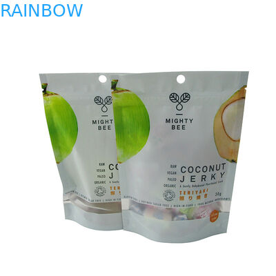 Levántese las bolsas plásticas del bolso de la cremallera que empaquetan para la galleta de las galletas de microprocesador de chocolate