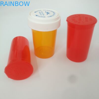 frascos de plástico a prueba de niños para envases químicos