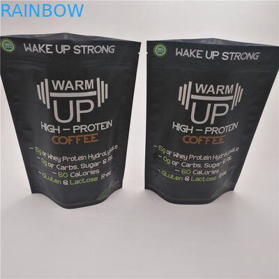 La categoría alimenticia reutilizable se levanta las bolsas plásticas que empaquetan los bolsos de café de la hoja 250g 500g 1kg