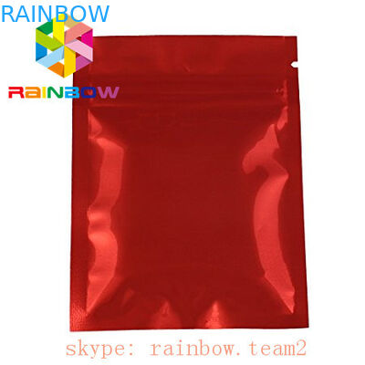 Empaquetado plano sellado lado metálico rosado de la semilla de Chia de las bolsas de la comida de la cerradura tres de la cremallera de Mylar de la hoja