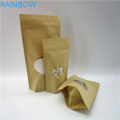 Bolsas de papel modificadas para requisitos particulares formadas ovales/bolsa de empaquetado del polvo de la proteína del arroz