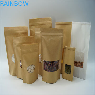 Bolsas de papel modificadas para requisitos particulares formadas ovales/bolsa de empaquetado del polvo de la proteína del arroz