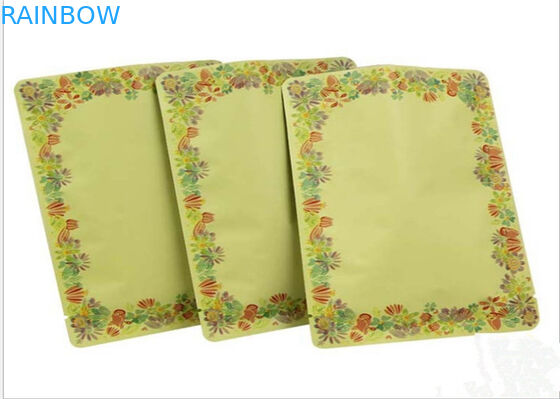 El lado del cristal tres del oro selló las bolsas de plástico para el ojo/la máscara facial, Eco amistoso