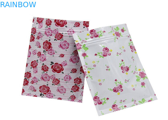 El lado del cristal tres del oro selló las bolsas de plástico para el ojo/la máscara facial, Eco amistoso