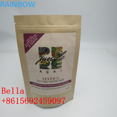 Plástico coloque las bolsas de papel para arriba modificadas para requisitos particulares