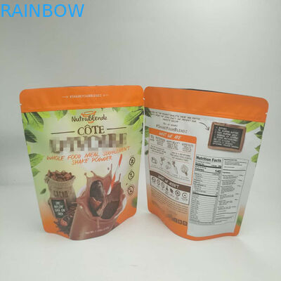 La categoría alimenticia se levanta la impresión de Gravnre de la bolsa de la cremallera para el tamaño modificado para requisitos particulares galleta
