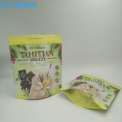 La categoría alimenticia se levanta la impresión de Gravnre de la bolsa de la cremallera para el tamaño modificado para requisitos particulares galleta