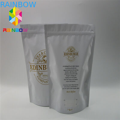 El empaquetado laminado de las bolsas plásticas del papel de aluminio, térmico en caliente se levanta bolsos con la válvula