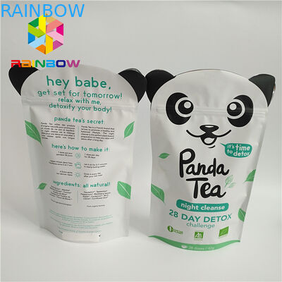 Eco - el papel de aluminio amistoso se levanta los bolsos, bolsa plástica que empaqueta para el polvo de la proteína del té.