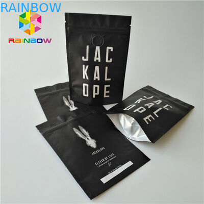 El gramo de encargo coloca el mate para arriba asado de la bolsa de Mylar del paquete del café acabado con el bolso de polvo del grano de café de la categoría alimenticia del papel de aluminio