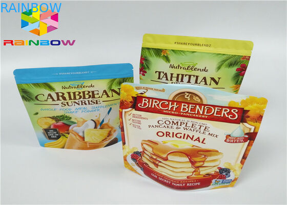 El embalaje del bolso de polvo de la proteína/el polvo puro de la proteína del papel de aluminio que empaqueta Pags/se levanta bolsos Ziplock