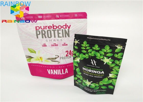 El embalaje del bolso de polvo de la proteína/el polvo puro de la proteína del papel de aluminio que empaqueta Pags/se levanta bolsos Ziplock