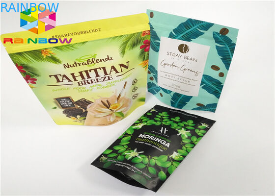 El embalaje del bolso de polvo de la proteína/el polvo puro de la proteína del papel de aluminio que empaqueta Pags/se levanta bolsos Ziplock