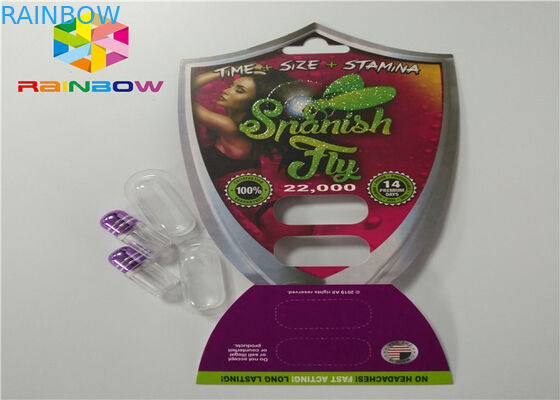 el rinoceronte loco del rinoceronte 69 del efecto 3D 7 píldoras del sexo de la cápsula carda las cajas y las tarjetas de empaquetado/caja de la píldora masculina del aumento de la ampolla 3d