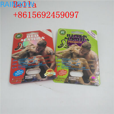 empaquetado olográfico de la tarjeta de la ampolla 3D