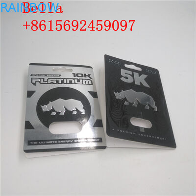 Empaquetado de la tarjeta de la ampolla de la píldora del sexo de Hardsteel EXtacy