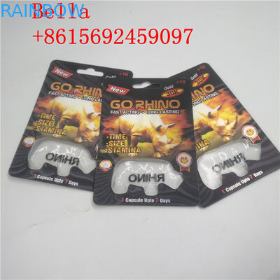 Ampolla plástica material reciclada que empaqueta forma modificada para requisitos particulares con la impresión del efecto 3D