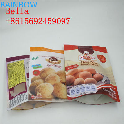 NOVEDAD de empaquetado del SGS de los bolsos del bocado de la cerradura de la cremallera certificada con la parte inferior clara