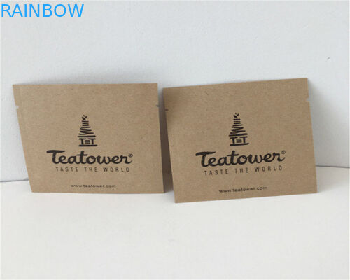 El claro de la parte delantera modificó las bolsas de papel para requisitos particulares para el polvo/el caramelo/el café