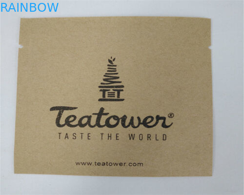 El claro de la parte delantera modificó las bolsas de papel para requisitos particulares para el polvo/el caramelo/el café