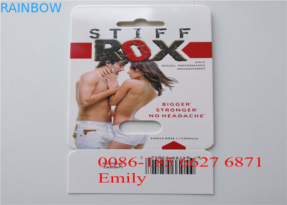 Paquete de ampolla conveniente de las píldoras del rinoceronte que empaqueta con efecto superficial de grabación en relieve