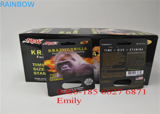 Tarjeta de la ampolla del OEM que empaqueta para aumentar el empaquetado máximo de las cápsulas del hombre