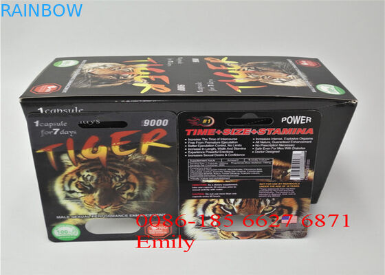 Tarjeta de la ampolla del OEM que empaqueta para aumentar el empaquetado máximo de las cápsulas del hombre