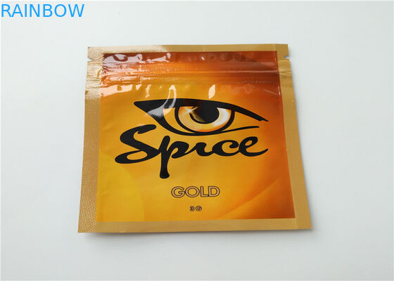 Material mate de empaquetado del incienso herbario OPP del papel de aluminio con color transparente