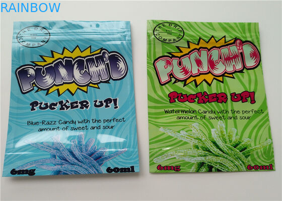 Material mate de empaquetado del incienso herbario OPP del papel de aluminio con color transparente