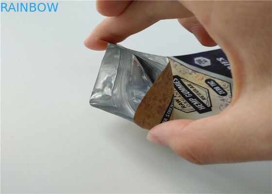 Incienso herbario tamaño pequeño que empaqueta el logotipo de encargo impreso con la capa de aluminio laminada