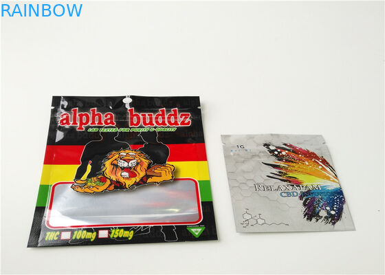 Incienso herbario tamaño pequeño que empaqueta el logotipo de encargo impreso con la capa de aluminio laminada