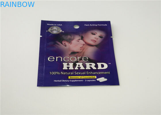 Incienso herbario tamaño pequeño que empaqueta el logotipo de encargo impreso con la capa de aluminio laminada