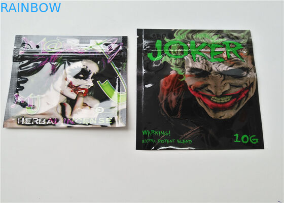 Incienso herbario tamaño pequeño que empaqueta el logotipo de encargo impreso con la capa de aluminio laminada