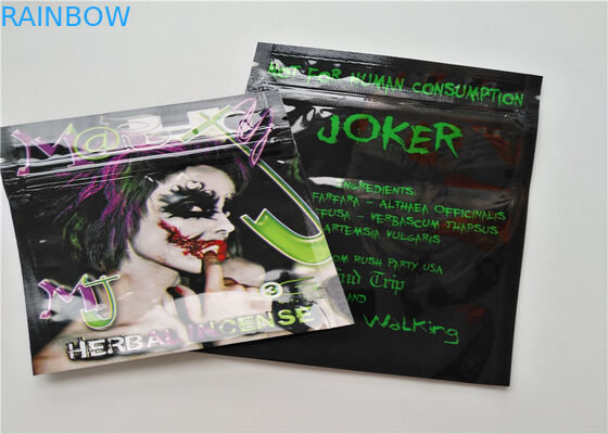 Incienso herbario tamaño pequeño que empaqueta el logotipo de encargo impreso con la capa de aluminio laminada